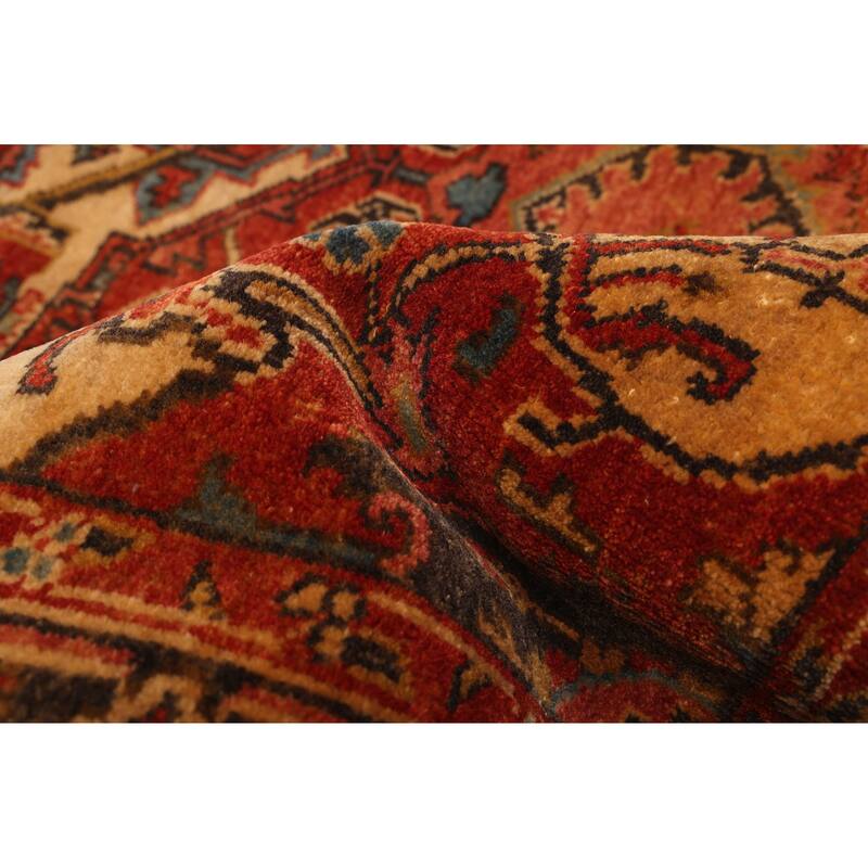ECARPETGALLERY Hand-knotted Jules Sultane Red Wool Rug - 4'0 x 6'2