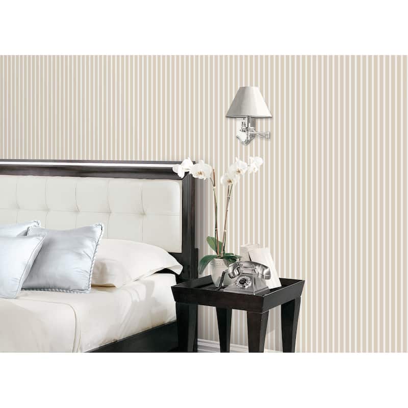 Galerie Wallcoverings Smart Stripes 2 Butcher Stripe Vinyl on Non-Woven Matte Wallpaper Roll