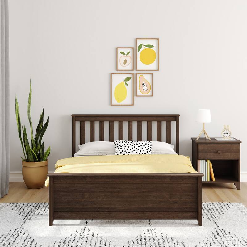 Max and Lily Full Size Platform Bed