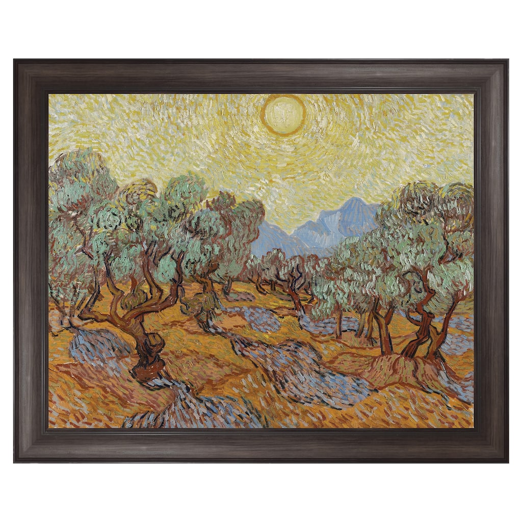 Masterpiece Art Gallery| Olive Tree by Vincent Van Gogh - Framed Canvas Print