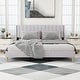 preview thumbnail 33 of 145, Alazyhome Upholstered Platform Bed Frame