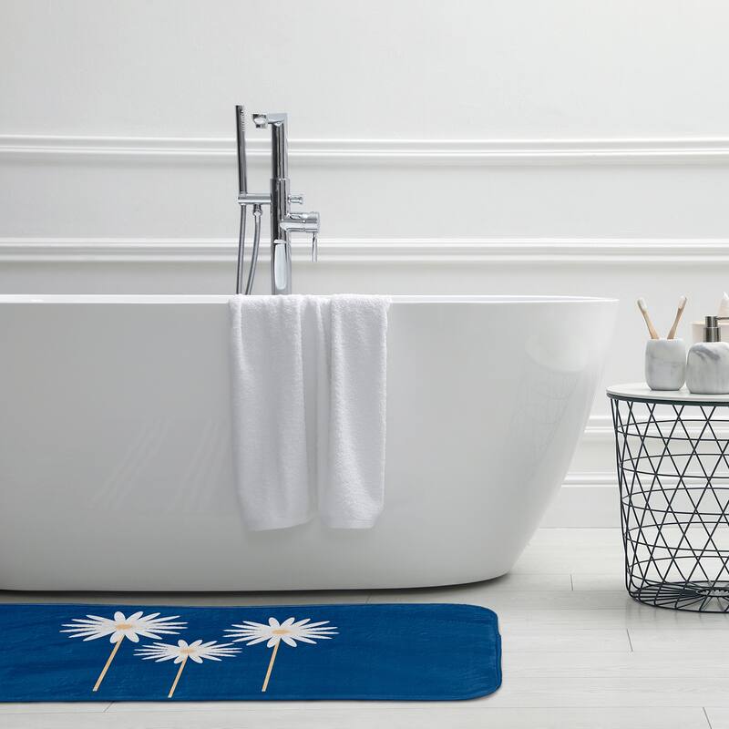 Floral Print Bathmat
