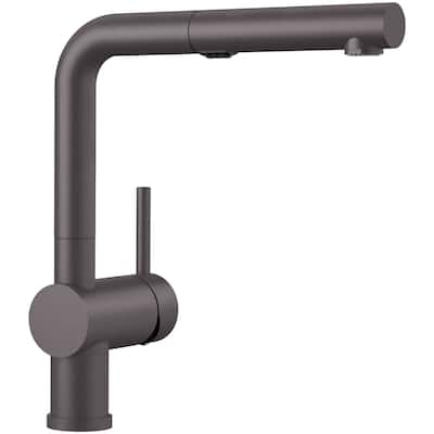 Linus 1.5 GPM Single Hole Pull Out Kitchen Faucet
