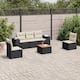 Option Black and cream 6 Piece Set