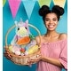 preview thumbnail 6 of 4, DolliBu Easter Super Soft Plush Sitting Rainbow Unicorn with Carrot - 10 inches