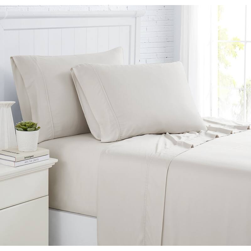 Premium Luxury 100-percent Bamboo Viscose 21-inch Extra Deep Pocket 4-piece Bed Sheet Set