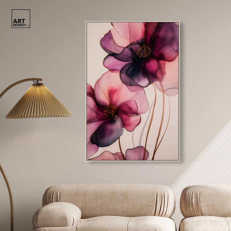 Velvet Verse III Canvas by Art Remedy
