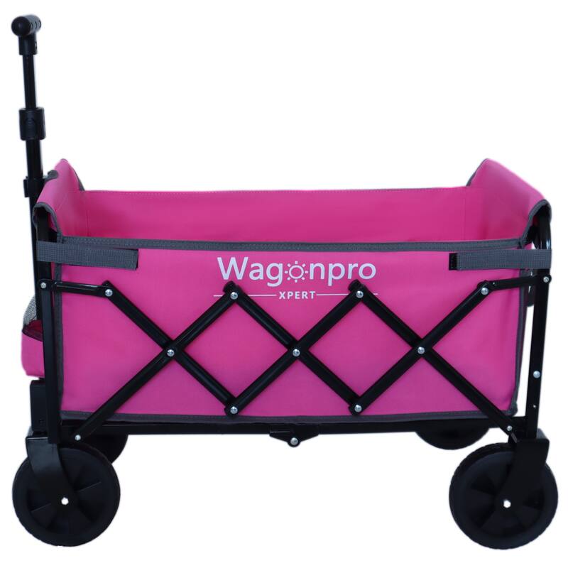 Expandable Dual Layer Utility Wagon Cart,Grocery Cart for Gardening