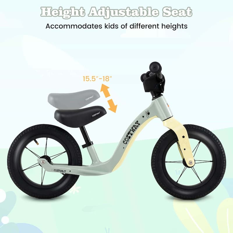 Costway 12 Inch Magnesium Toddler Balance Bike No Pedal Training - See Details