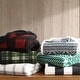 preview thumbnail 11 of 12, Eddie Bauer Printed Faux Shearling- Reversible Throw Blankets