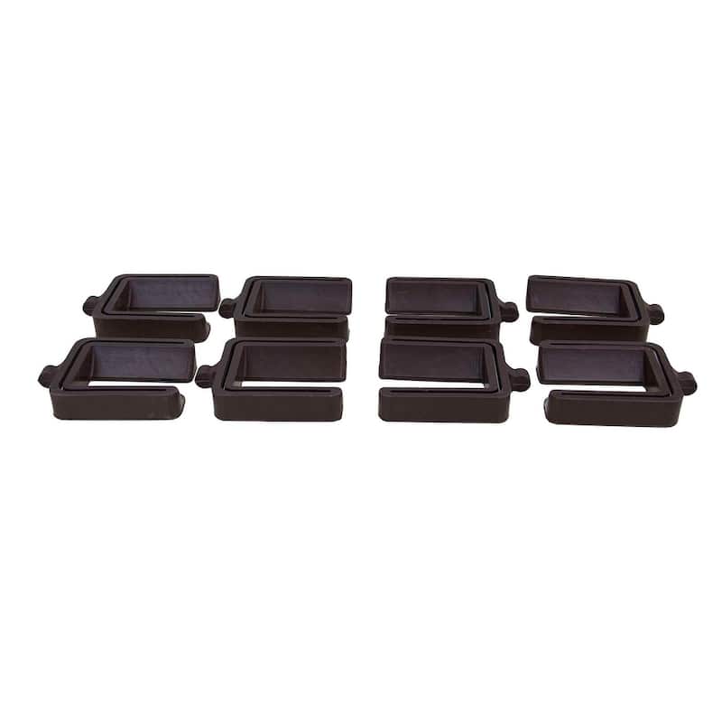 Rubber Bed Wheel Stopper (Set of 8)