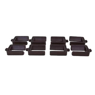Rubber Bed Wheel Stopper (Set of 8)