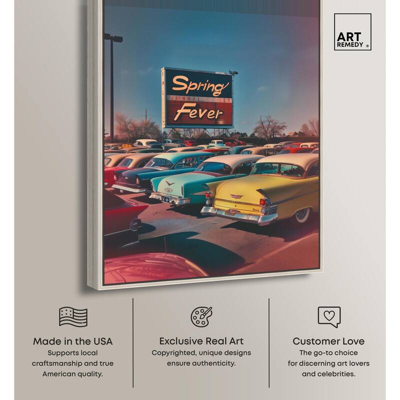 Spring Drive By Canvas by Art Remedy