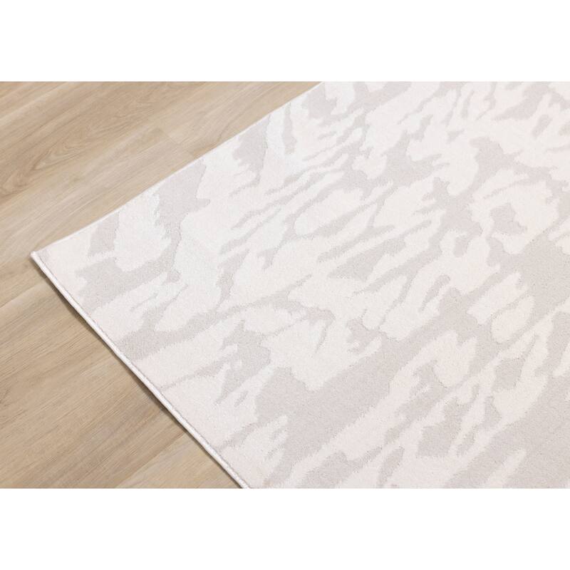 Hudson Collection - Grey/Light Cream Soft Area Rug