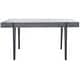 Thumbnail 13, SAFAVIEH Alyssa Mid-Century Industrial Rustic Dining Room Table - 59.1" W x 35.4" L x 29.5" H. Changes active main hero.