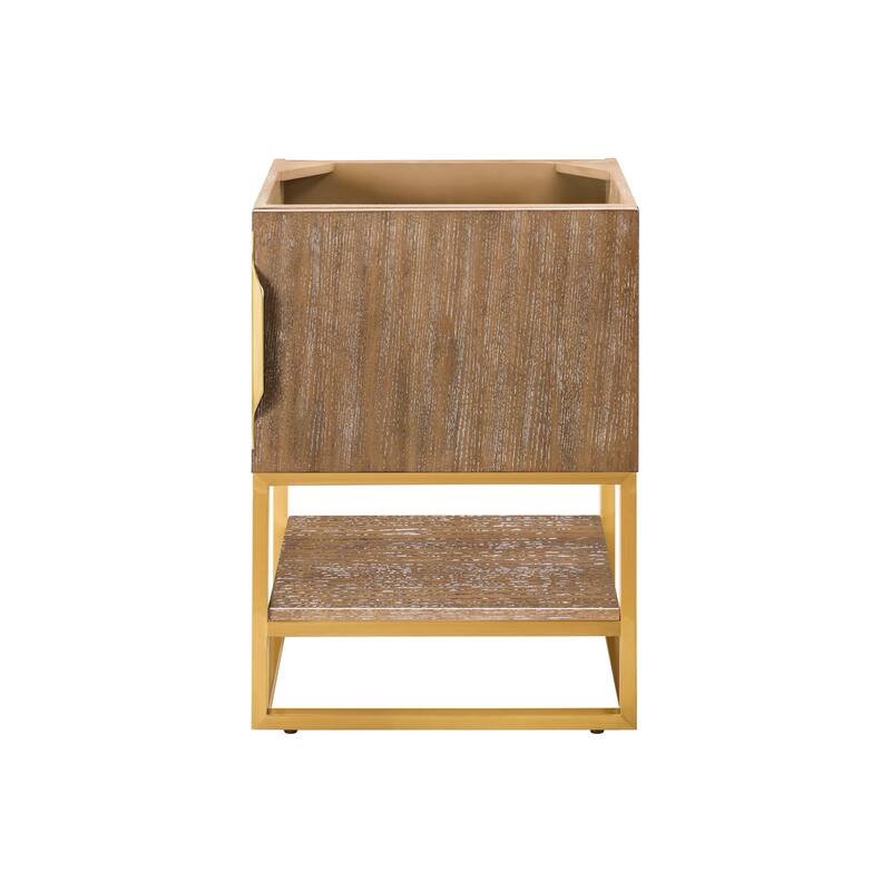 James Martin Vanities 883-V24-RG Columbia 24" Single Free Standing - Latte Oak