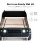 preview thumbnail 4 of 5, Furniture of America Toto Modern Black Twin Off-road Car Kid Bed with Wheels