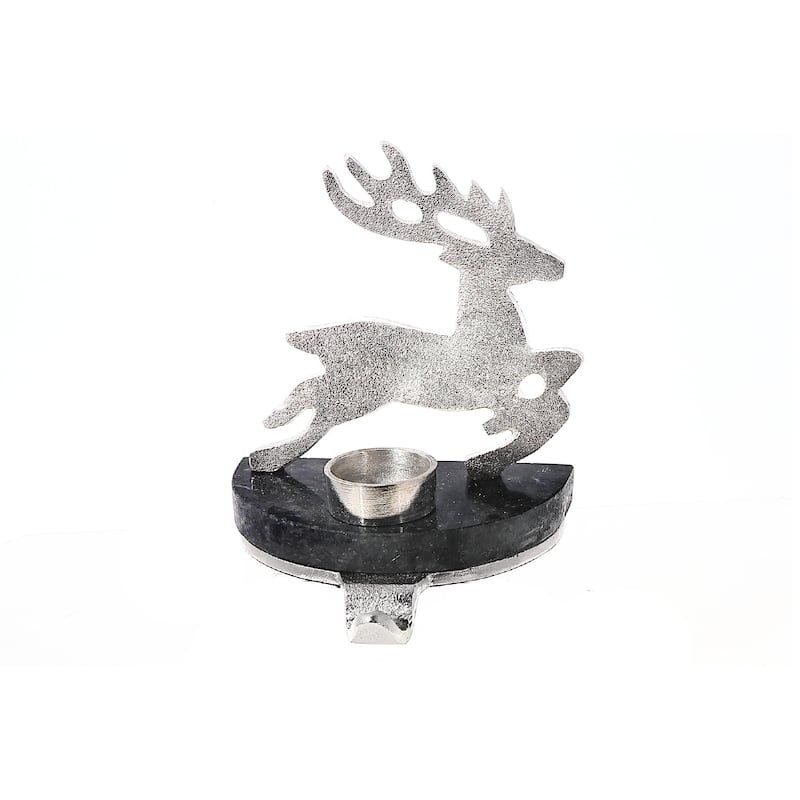 Christmas Reindeer With Tealight Stocking Holder