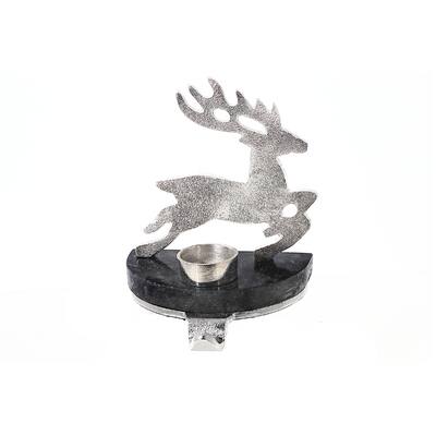 Christmas Reindeer With Tealight Stocking Holder