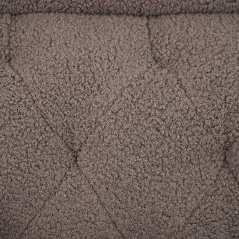 Teddy Fabric Tufted Accent Chair with 400lb Weight Capacity