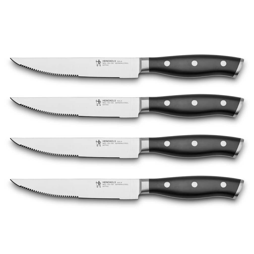 Henckels Nola 4-pc Steak Knife Set - Stainless Steel