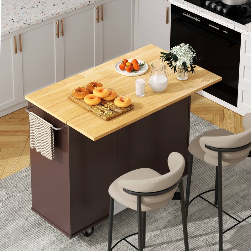 Futzca Storage Kitchen Island Cart