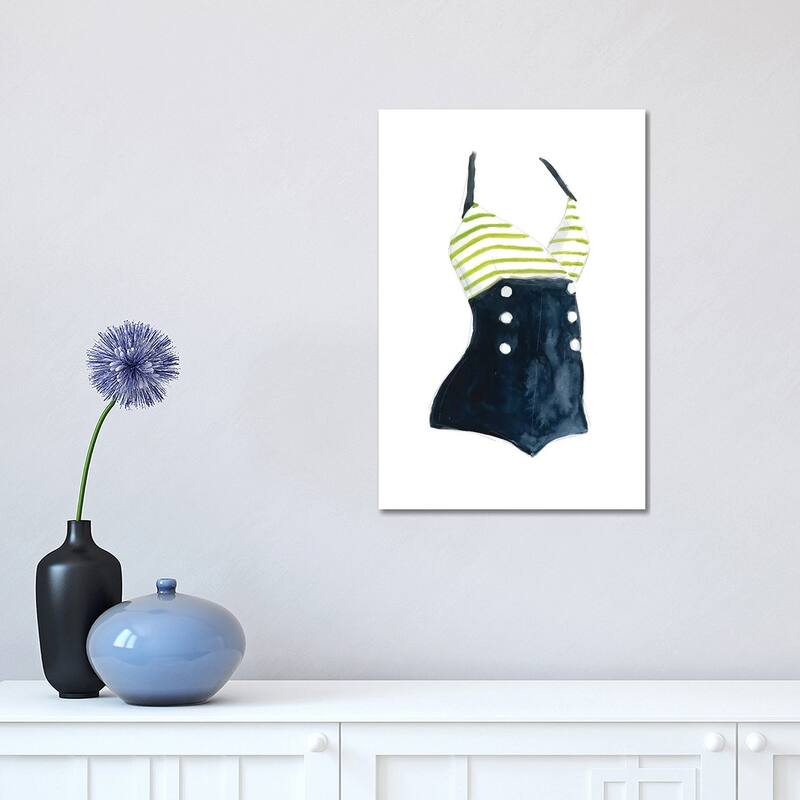 iCanvas "Vintage Swimwear I" by Carol Robinson Canvas Print - 18x12x1.5