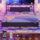 preview thumbnail 77 of 82, Headboards with Storage Shelves, Head Board with Power Outlet and LED Light for Bed Frame