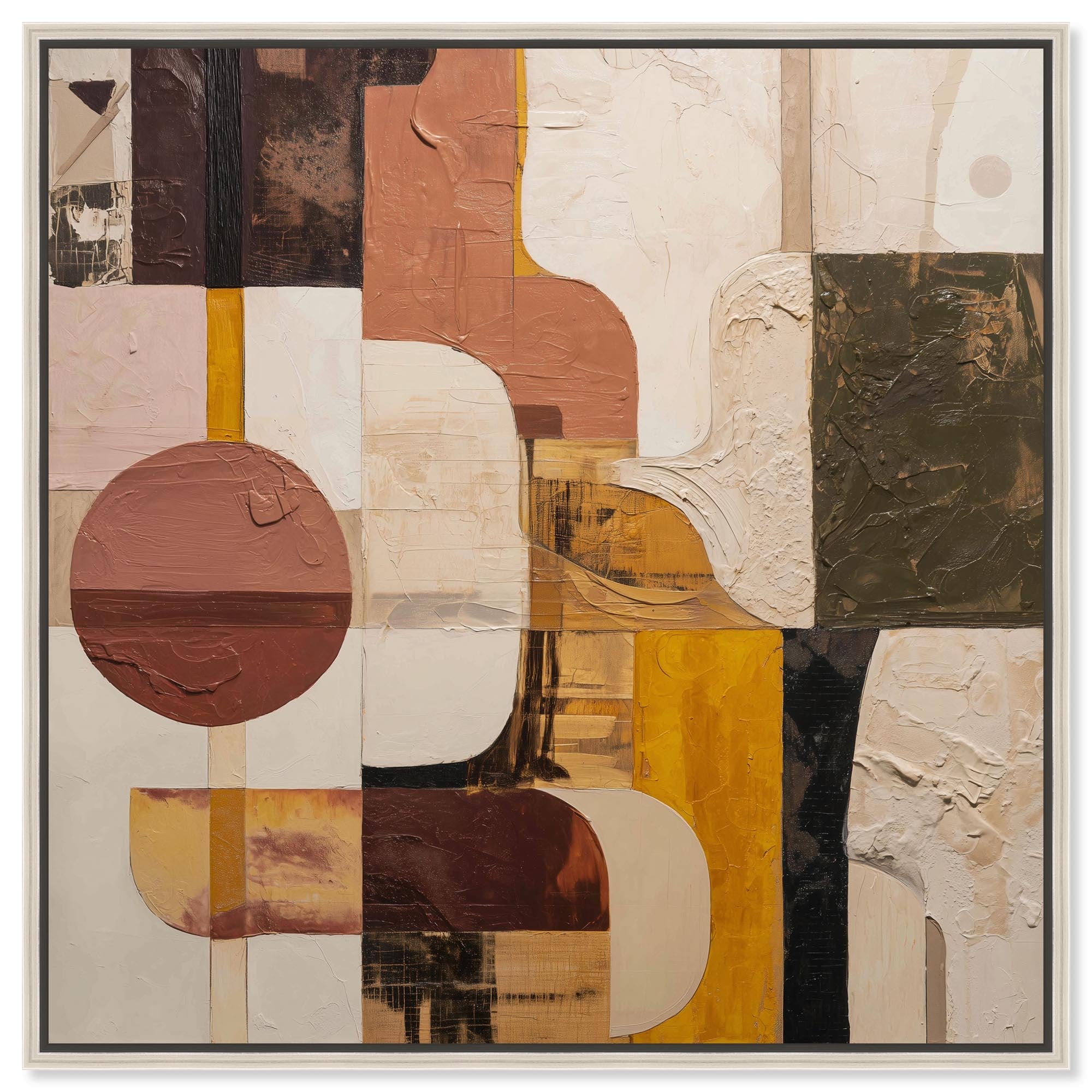 Contemporary Layers I Modern Wall Art Canvas Print by Art Remedy