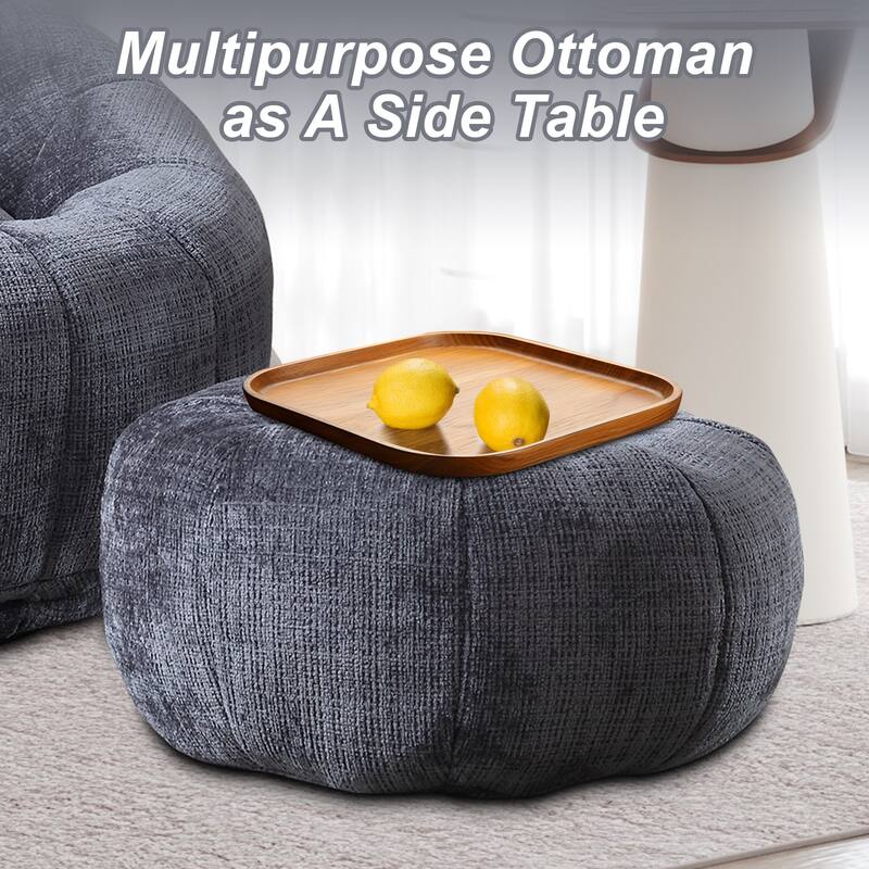 Bean Bag Chairs With Ottoman for Living Room