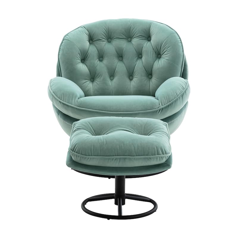 Accent chair TV Chair Living room Chair sofa with Ottoman