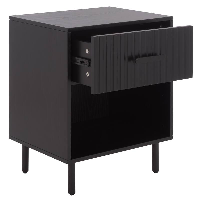 SEI Furniture Amelin 1-Drawer 1-Shelf Nightstand