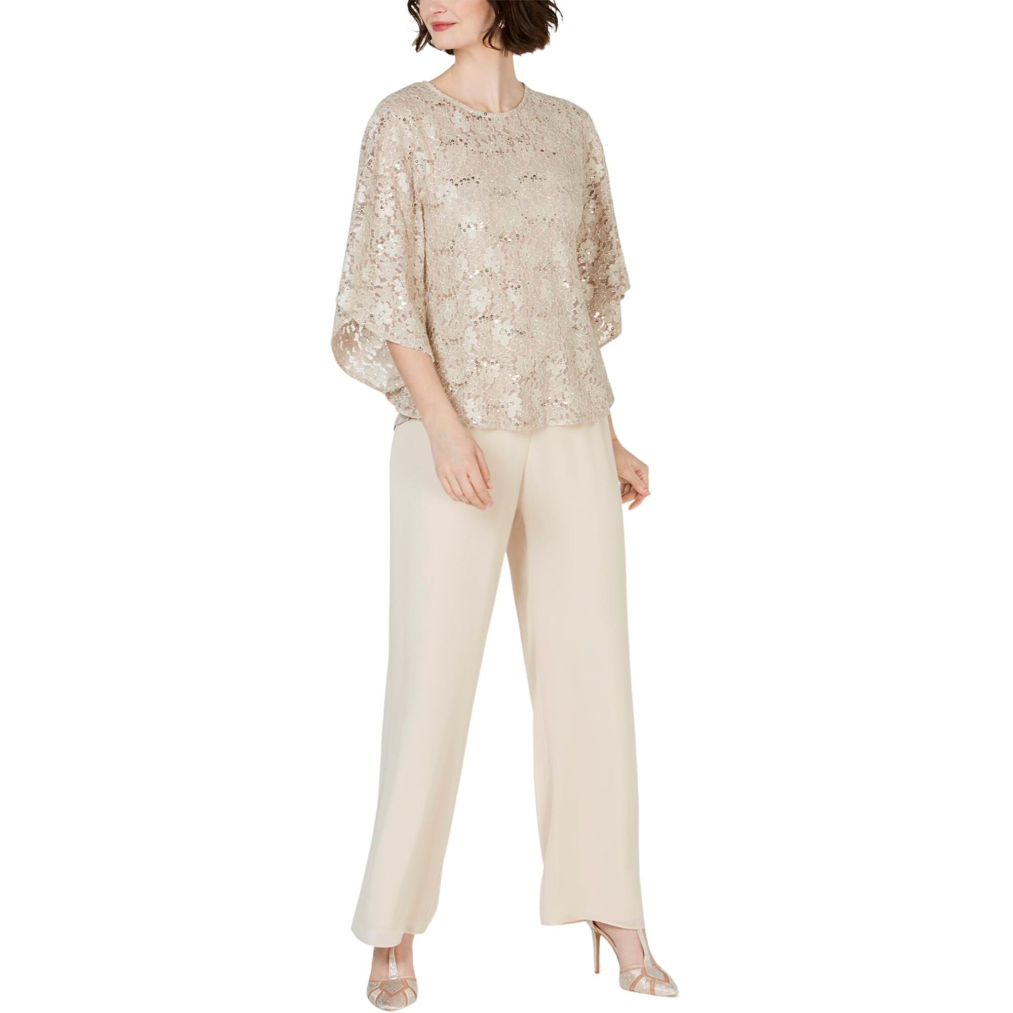 Shop Jessica Howard Womens Pant Outfit Lace 2pc Champagne