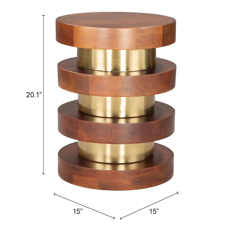 Marigot Side Table Brown