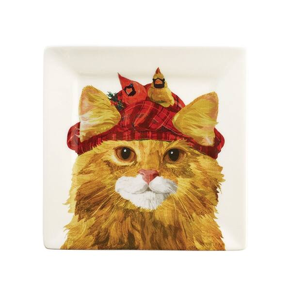 Shop Paperproducts Design Cats In Hats 5 3 4 Square Appetizer