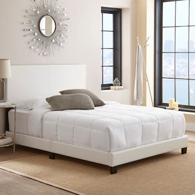 Sleep Sync Zander Faux Leather Upholstered Bed Frame