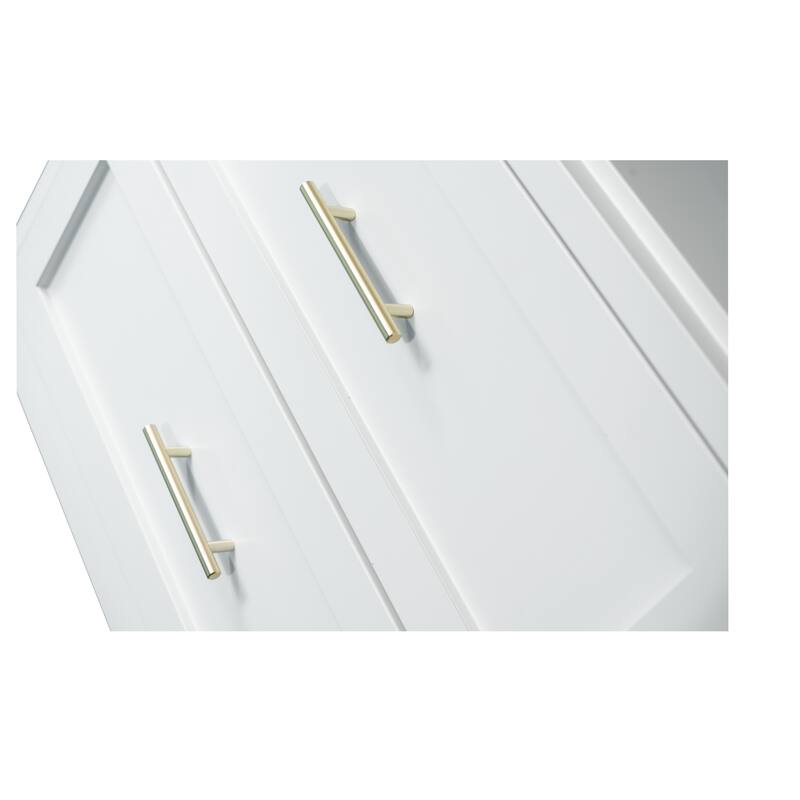 White Metal Wardrobe Closet with 2 Drawers and Hanging Rod, 71" Tall Bedroom Armoire Clothes Storage Cabinet with Shelf
