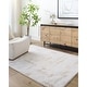 preview thumbnail 4 of 35, Livabliss Fossay Shag Modern & Contemporary Stripe Washable Area Rug Beige - Rectangle - 2' x 2' 11"