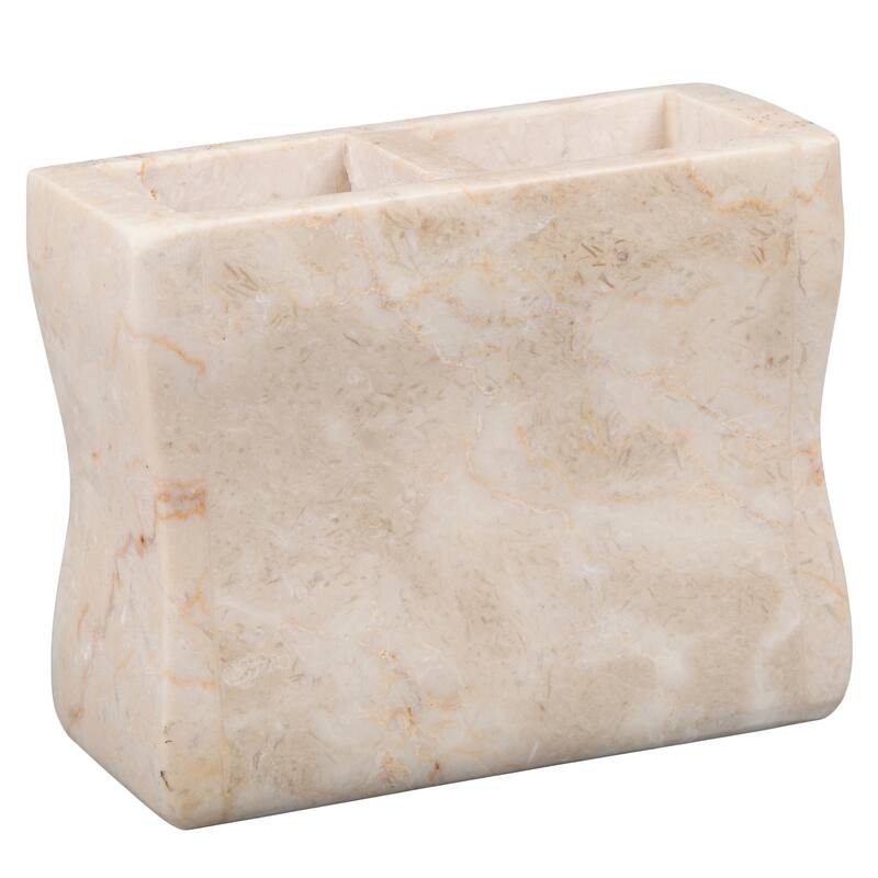 Creative Home Champagne Marble Toothbrush Holder, Tooth Brush Holder - Beige