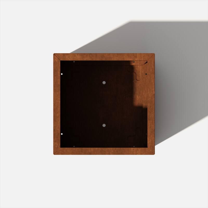Veradek Corten Steel Series Cube Planter