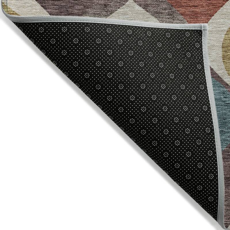HomeRoots Ogee Transitional Rectangle Outdoor Rug