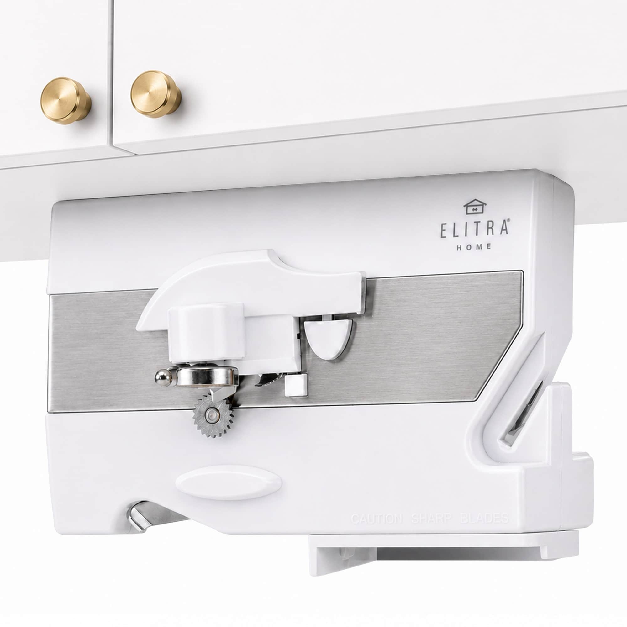 Elitra 4-in-1 Under Cabinet Electric Can Opener Swing Grip & Magnetic Lid