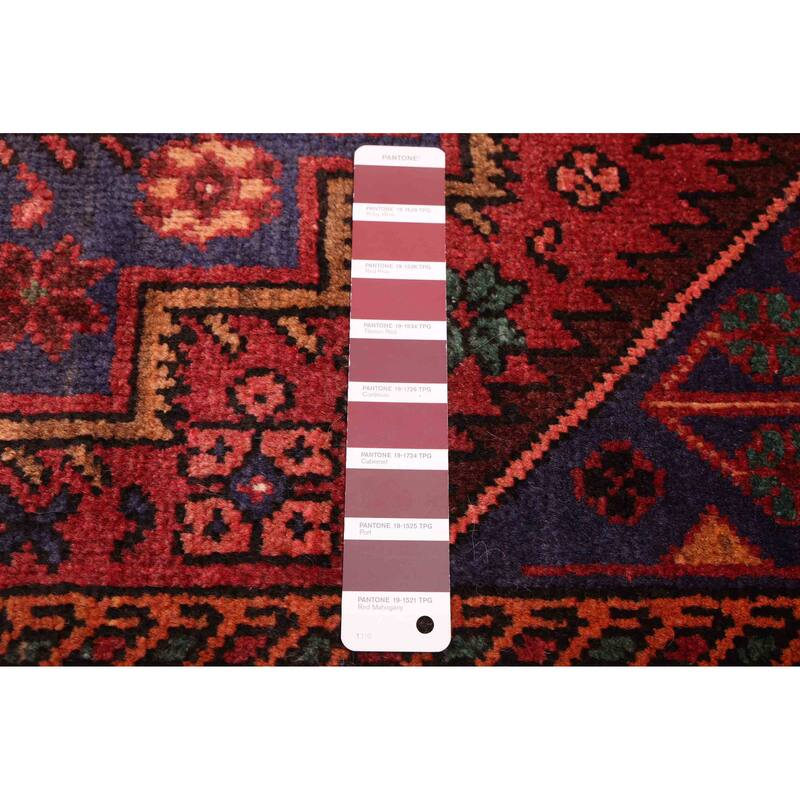 ECARPETGALLERY Hand-knotted Anatolian Vintage Red Wool Rug - 4'1 x 6'6