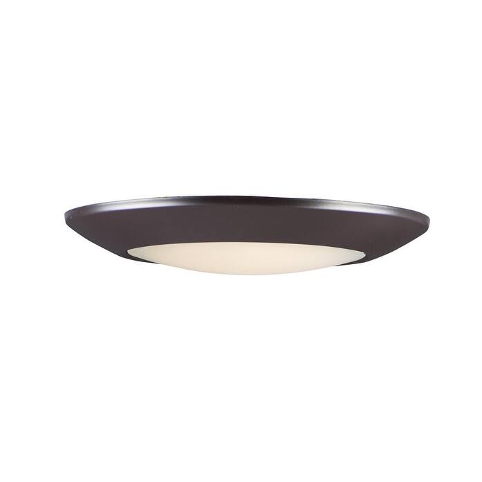 Maxim Diverse 9" Wide LED Flush Mount Bowl Ceiling Fixture - Bronze