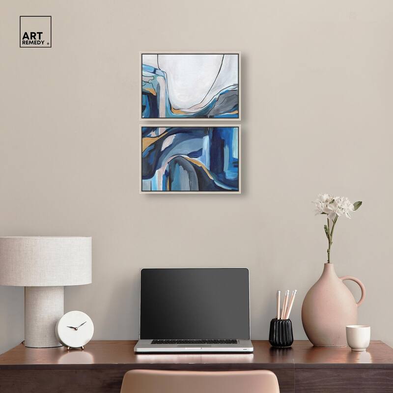 Mixture of Feelings Canvas Set of 2 by Art Remedy