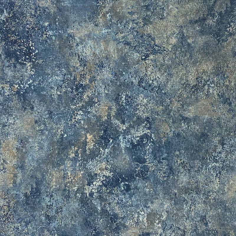 Arthouse Gideon Dark Blue Distressed Wallpaper