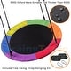 preview thumbnail 2 of 9, 40 inch Child Swing for Tree Outdoor - M