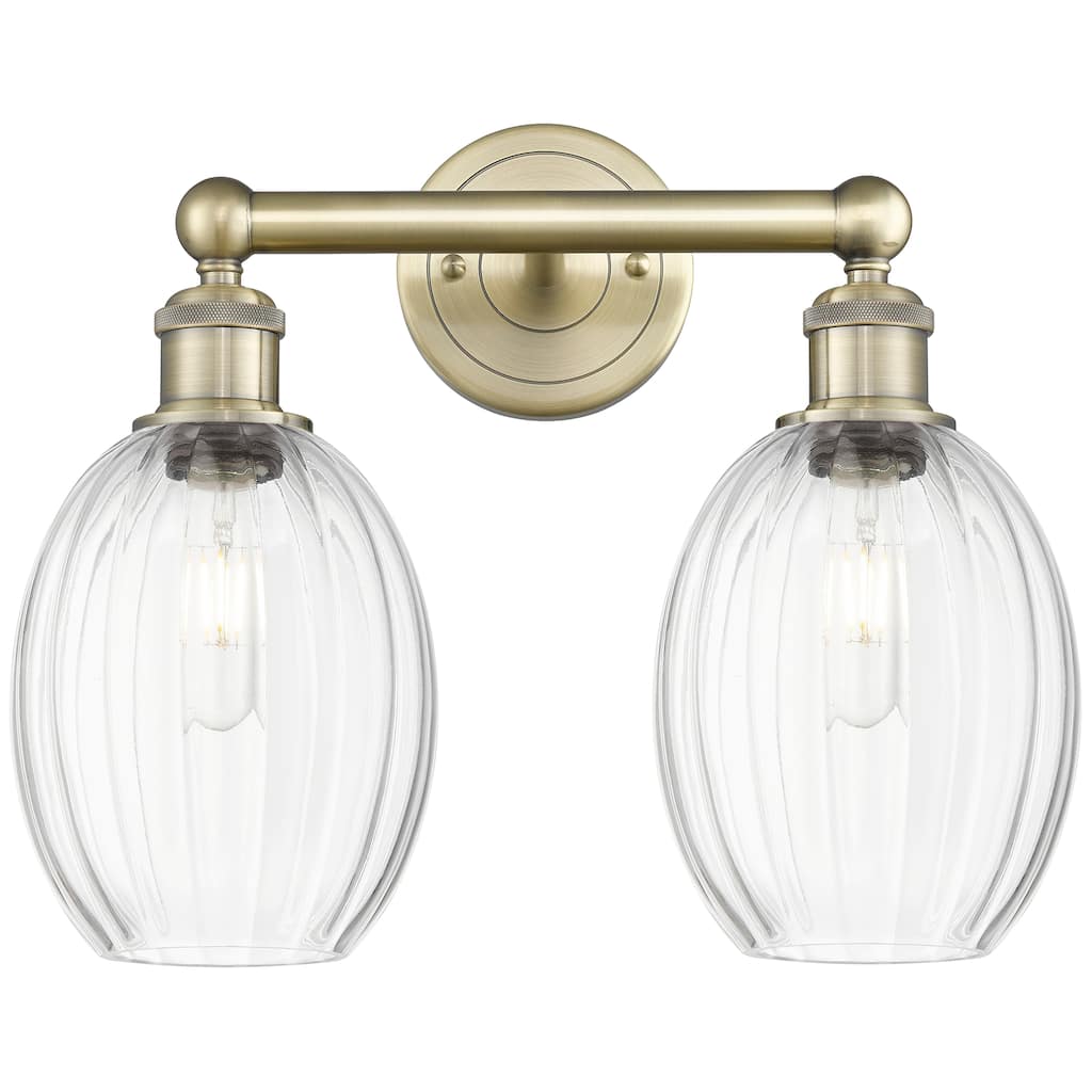 Innovations Lighting Endless Possibilities Edison - Preston - 2 Light 15" Bulb Shade Bath Vanity Light