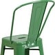 preview thumbnail 84 of 97, 24'' High Metal Indoor-Outdoor Counter Height Stool with Back
