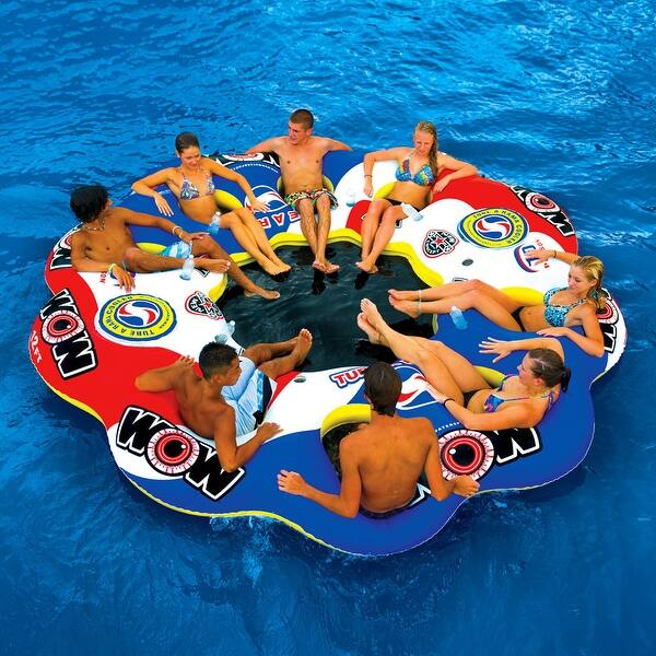 WOW Sports 13-2060 Tube A Rama 10-Person Floating Party Island